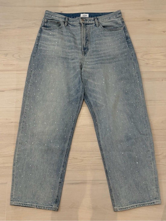 pistola Denim - pistola Light Blue Sparkle Relaxed Jeans